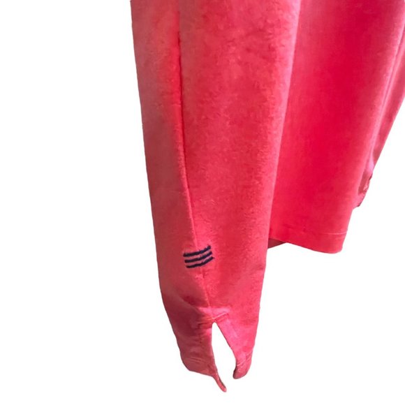 ADIDAS MEN'S GOLF SHORT SLEEVE SHIRT/ L / LT TOMATO RED - Picture 8 of 9